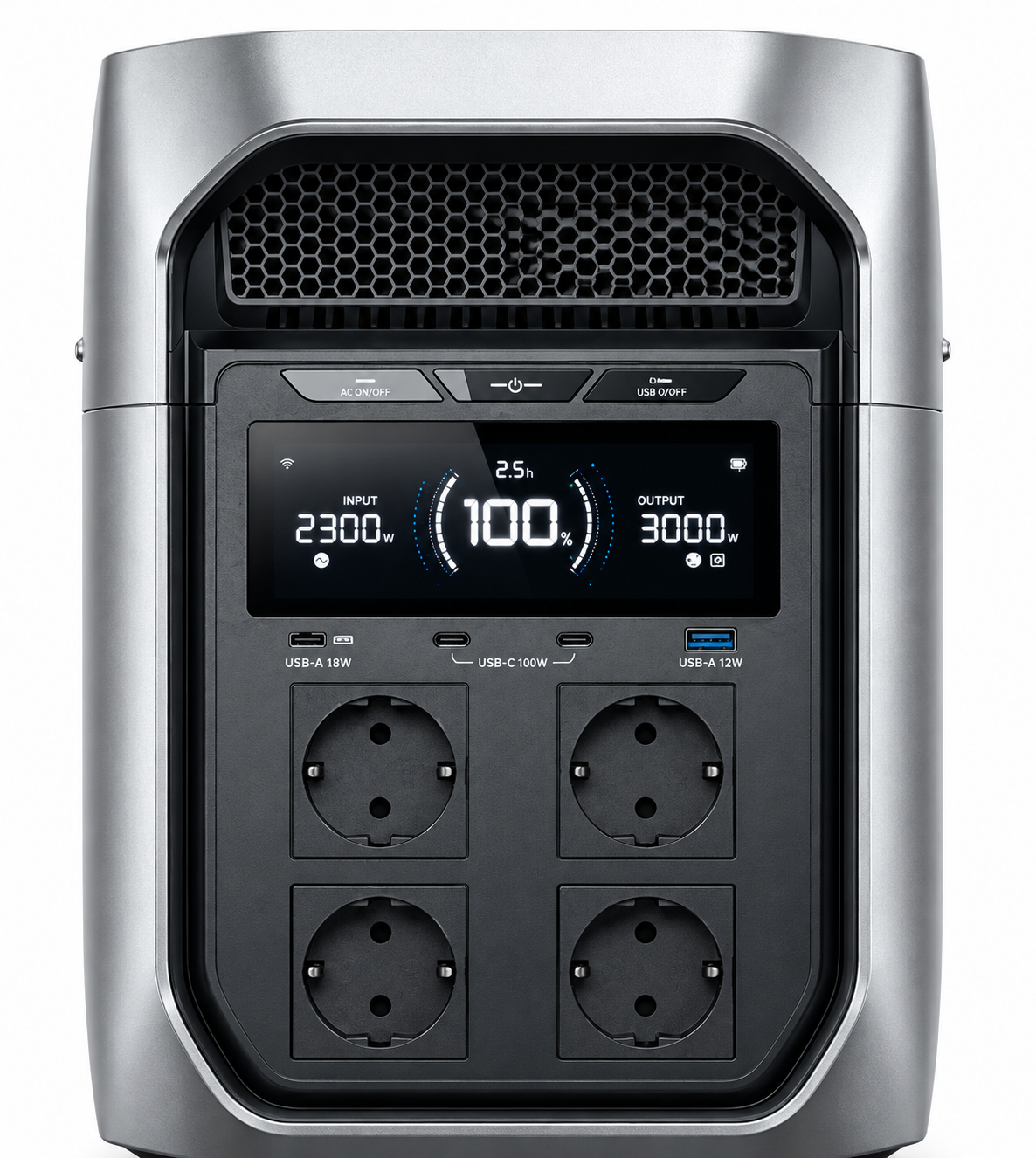 EcoFlow DELTA 3 Max portable power station — 2048Wh LFP, 2400W output